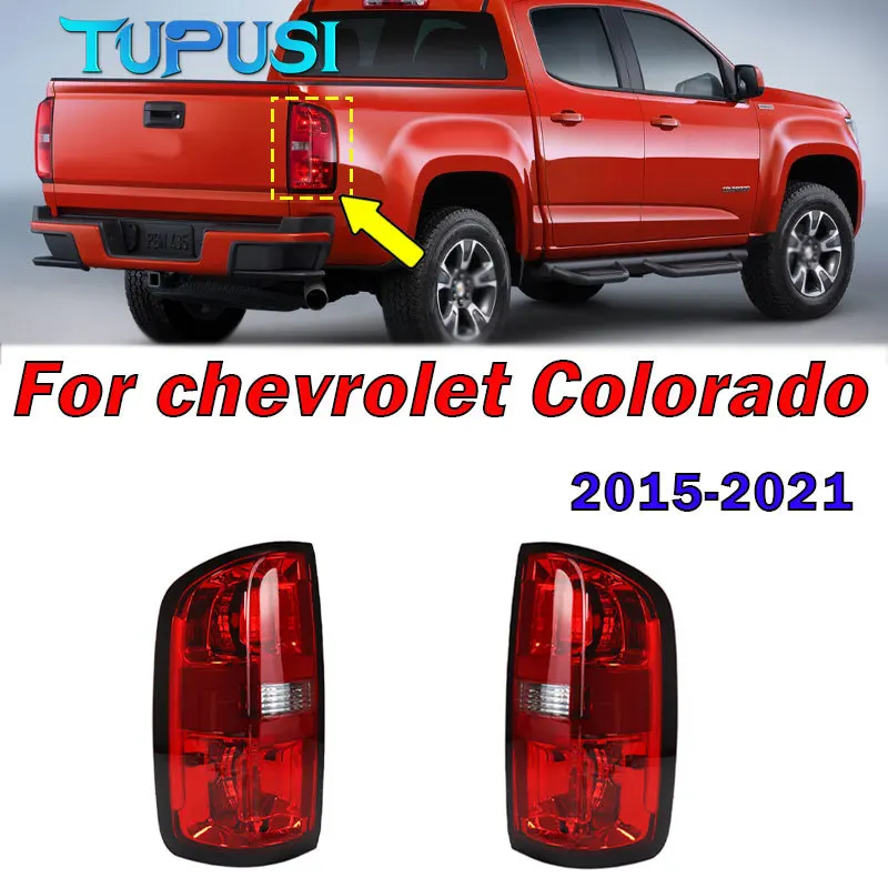 

For Chevrolet Colorado 2015-2021 Car Accessories Rear Tail Light Barke Lamp Signal Lamp Housing Without Bulbs 84169777 84169778