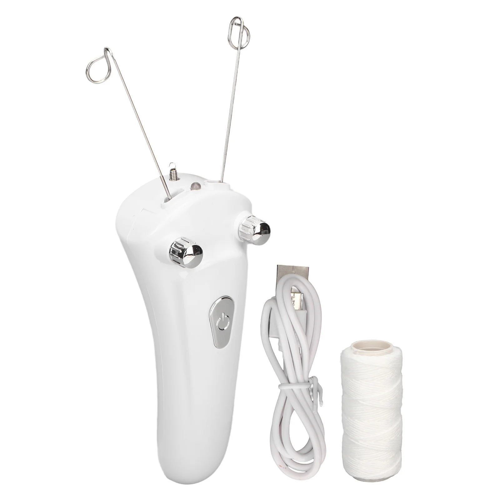 Electric Facial Threading Epilator Facial Threading Hair Removal LED Light USB Rechargeable Electric Cotton Thread Face Epilator