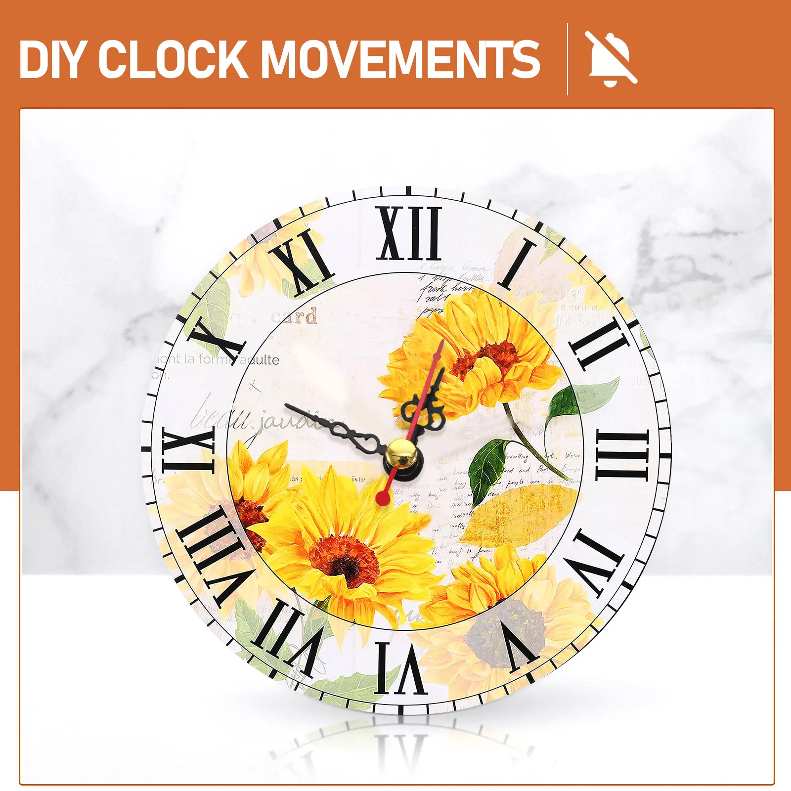1Set Clock Movement Kit Plastic DIY Wall Clock Mechanism for Replacement Repair Or Crafting Excellent Durability Fine Texture