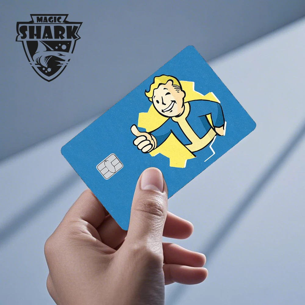 100% New Arrival Conch Money Bow Anime Speend or Save Meme Credit Card Film Debit Card Sticker Skin