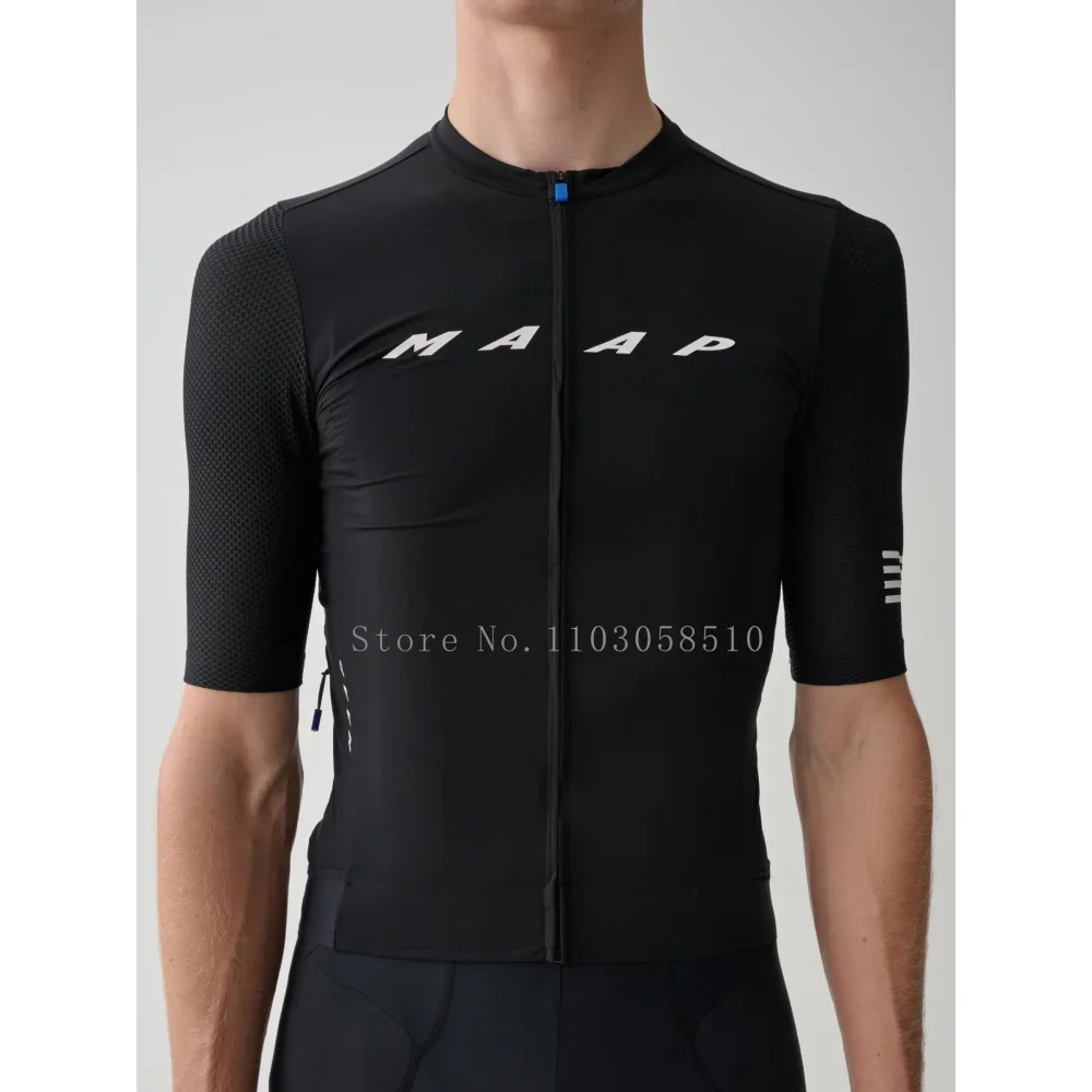 Maillot de cyclisme à manches courtes pour hommes, chemise de vélo de route, vêtements de VTT, vêtements de vélo de montagne, équipe professionnelle, descente