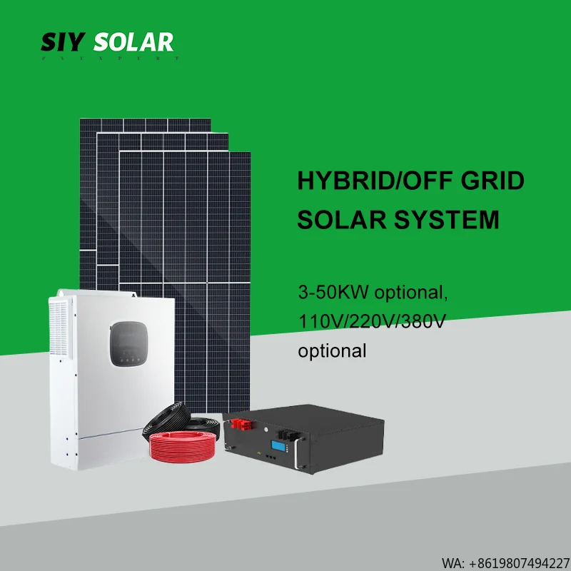 Solar Power Generator 6000watt Good for Home Use Paneles Solares for Homes System 24 Hours Ground Module Mounting System