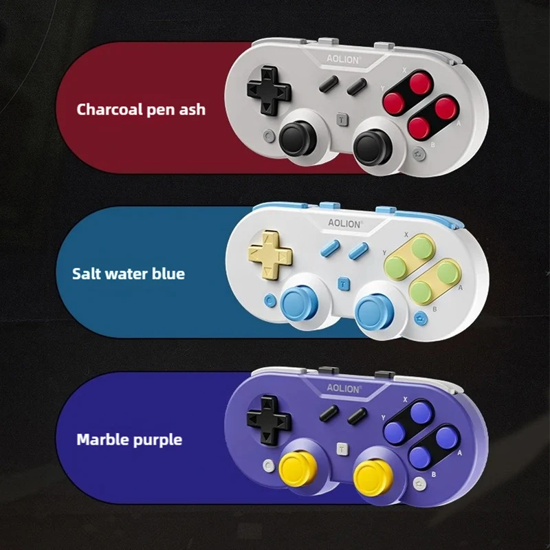 Wireless Mini Game Controller Joypad Hall Effect Joystick For Nintend Switch Retro Gamepad For PC Windows For NS Switch