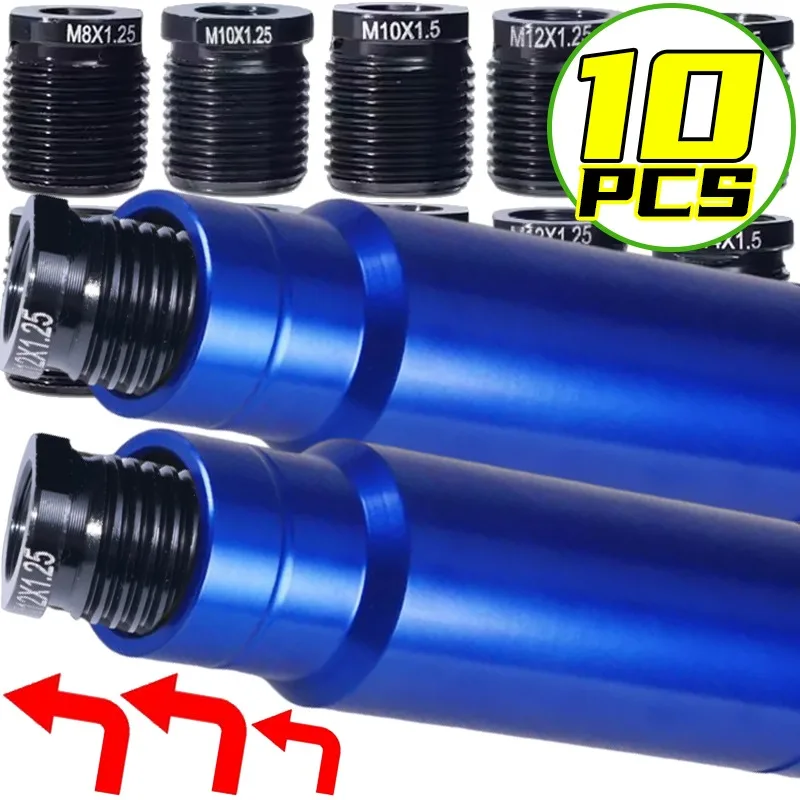 Universal Aluminum Alloy Shift Knob Adapter for Manual Automatic Car Fit M12 M10 M8 Threaded Converter for Gear Shifter Stick