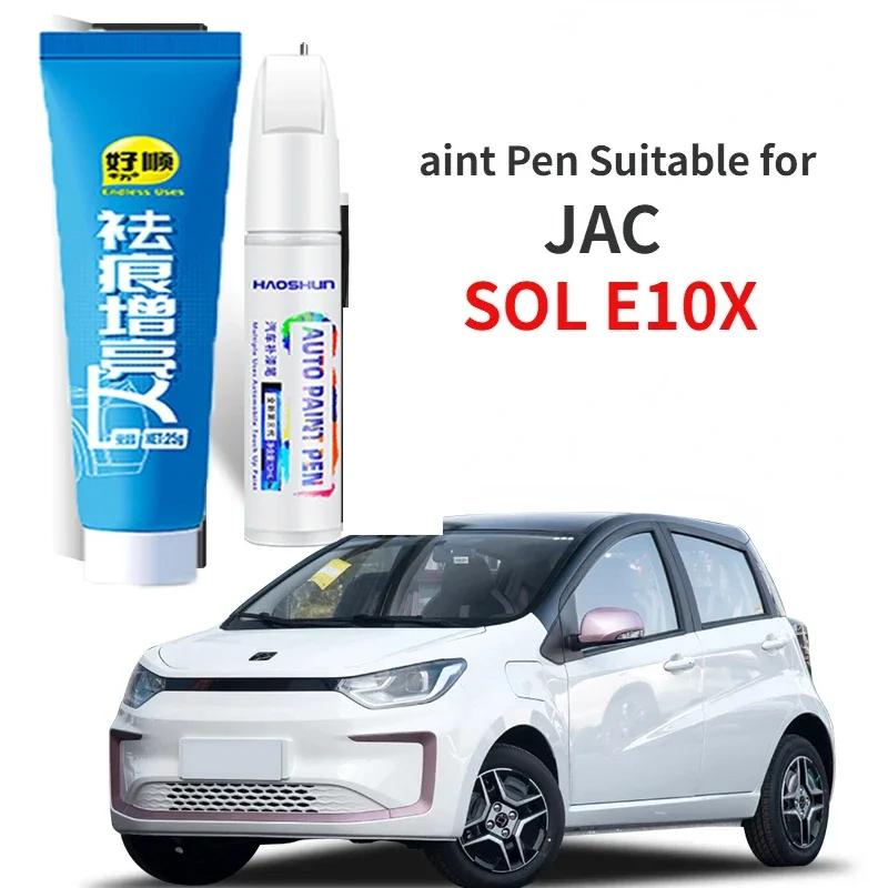 

Ручка для краски подходит для JAC SOL E10x, автомобильные принадлежности, аксессуары для модификации, фиксатор краски, оригинальный автомобиль SOL E10x, белая краска, черная