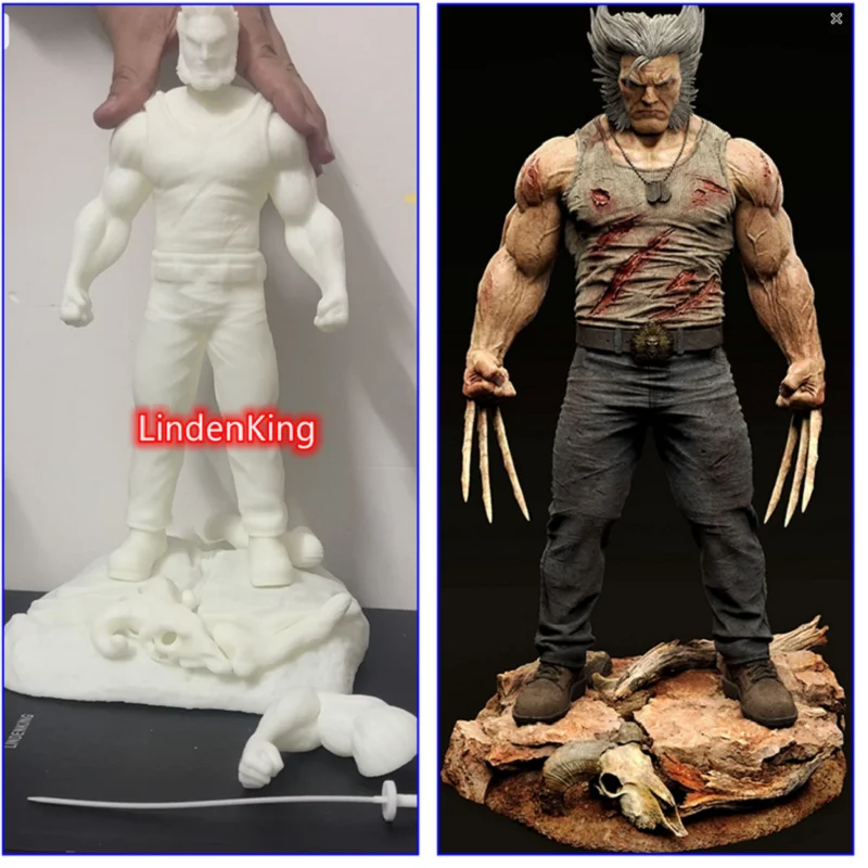 

LindenKing 1/8 1/6 3D Garage Kit GK Figure White Resin Unpainted Gift For Modeler And Painter A267