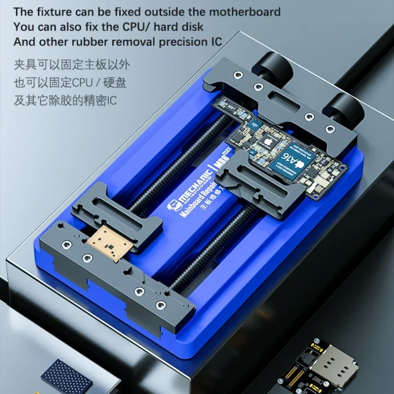 

MECHANIC MR6 Mobile Phone Soldering Repair Tool Motherboard PCB Holder Jig Fixture With IC Location for iPhone Mainboard Repair