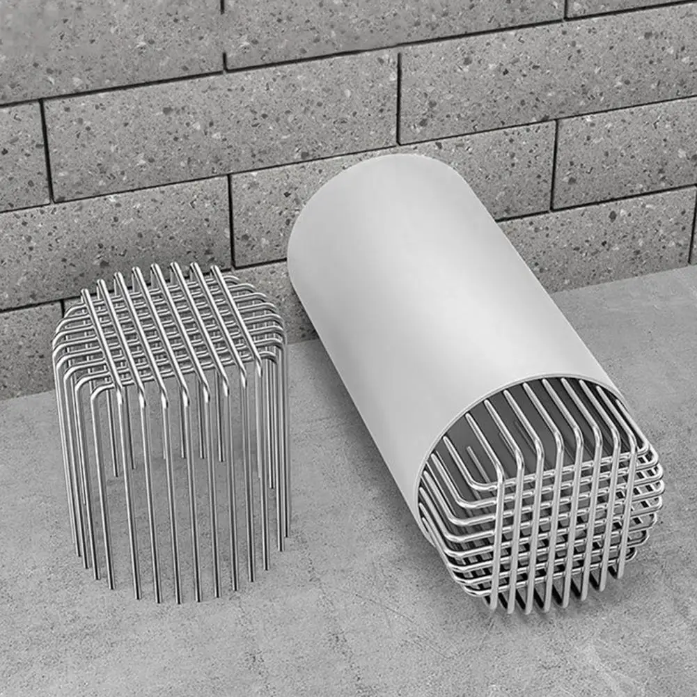 

1/2Pcs Stainless Steel Mesh Vent Cap Bird Rodent Proof Debris Blocking Gutters Downspouts PVC Metal Pipes Roof Vents Protective
