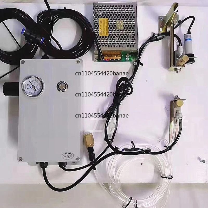 Edge banding machine cleaning device separation device atomizer atomized copper nozzle cleaning device