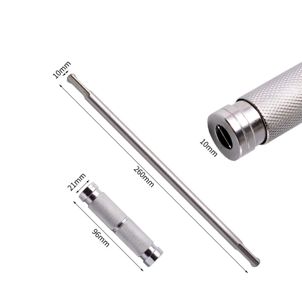 

Hammer Drill Accessory Quick Release Extension Rod Hand Drill Quick Release Rod Sliver as Picture For Impact Drill