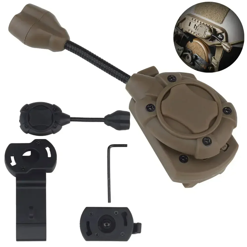 Luz táctica LED para casco – 3 modos, diseño modular - imagen 4