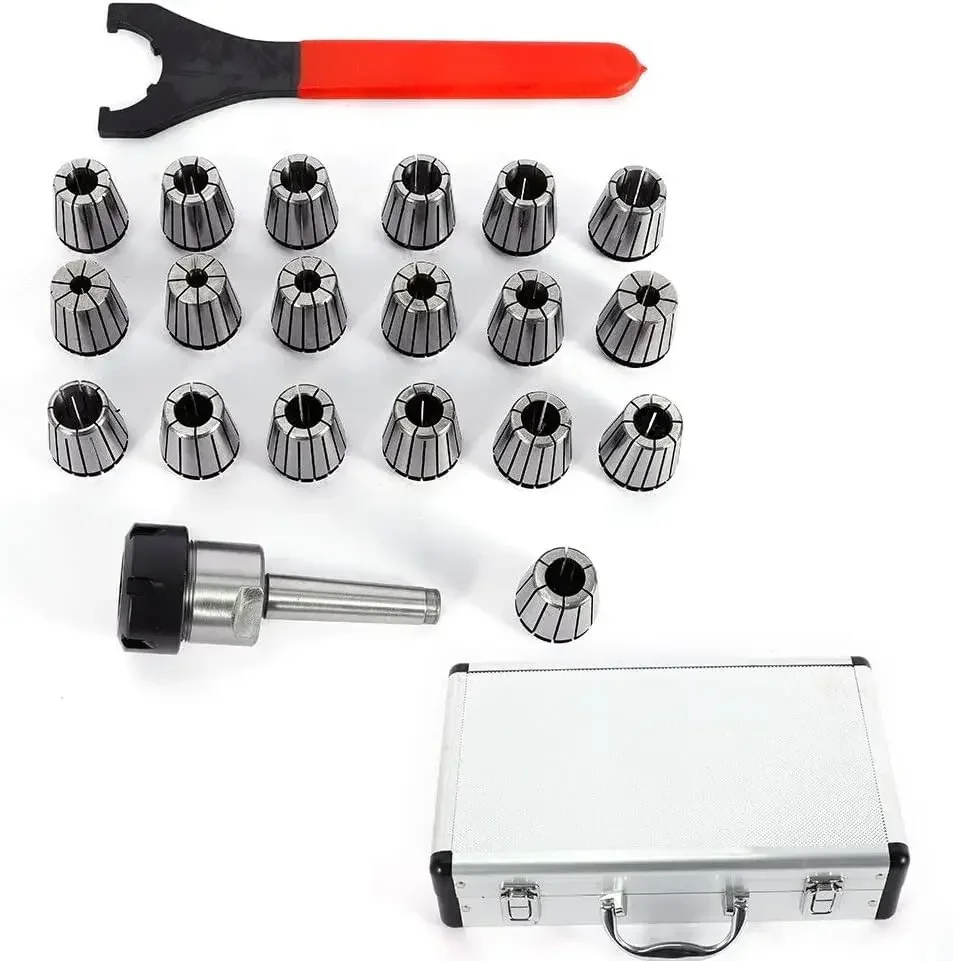 Set di pinze da 21 pezzi, set di pinze dedicate Mk2 Mt2 Er32 M10, per foratura di filettatura e fresatrici industriali CNC