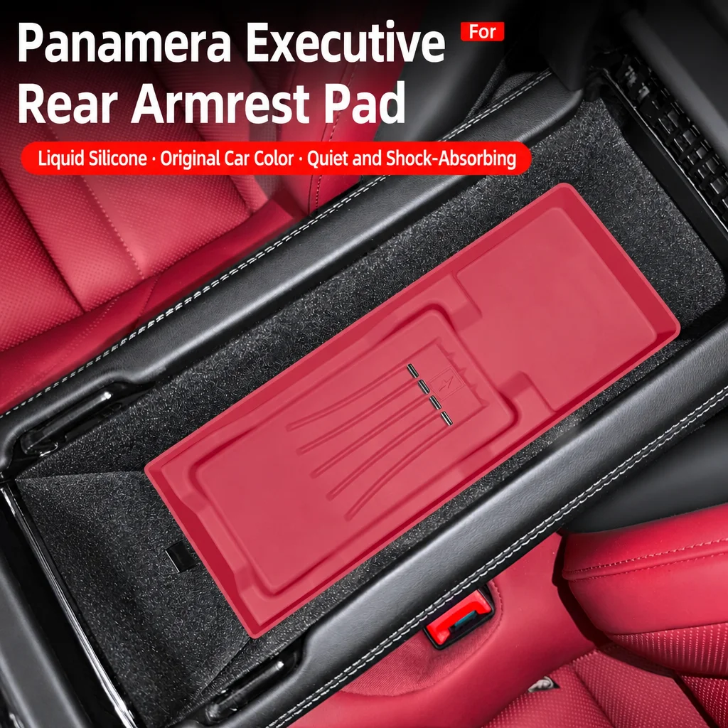 Wholesale Car Interior Armrest Storage Silicon Mat for Porsche Panamera Executive LHD 2024 2025 2026