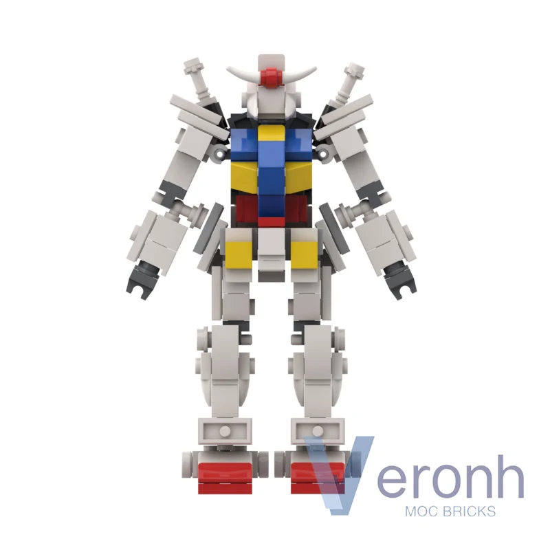 276 PCS MOC RX-78-2 Mecha Model Building Blocks Kit Creative Robot Action Figure Assembly Bricks Mindstorms Kid Toys Boy Gifts