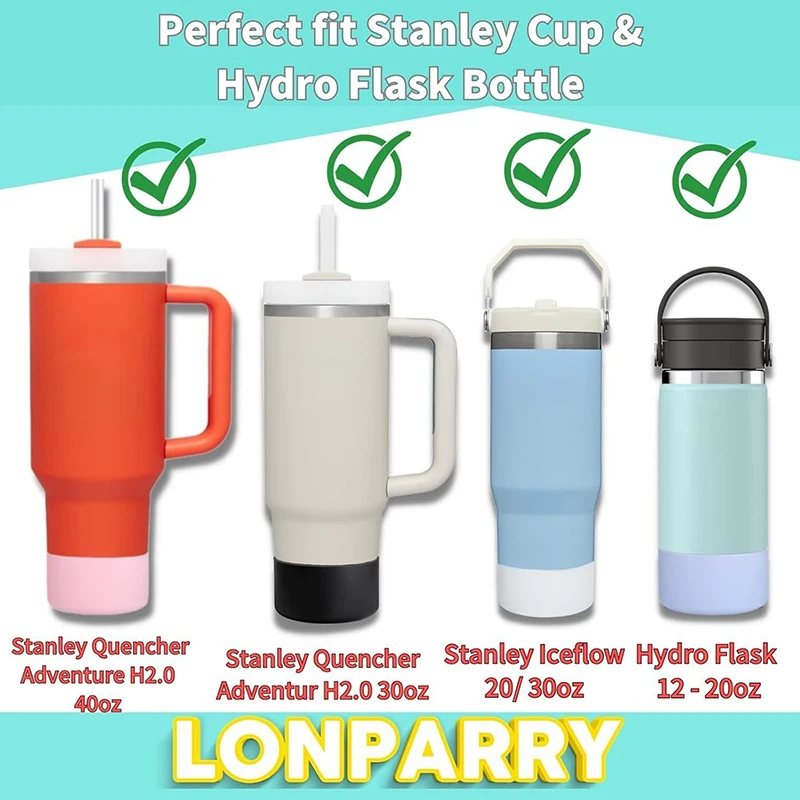 *Silicone Boot For Owala Water Bottle Anti-Slip Bottom Cover Bottom Protector Protective Bottom Base Coaster Flask 7.5cm/2.95in