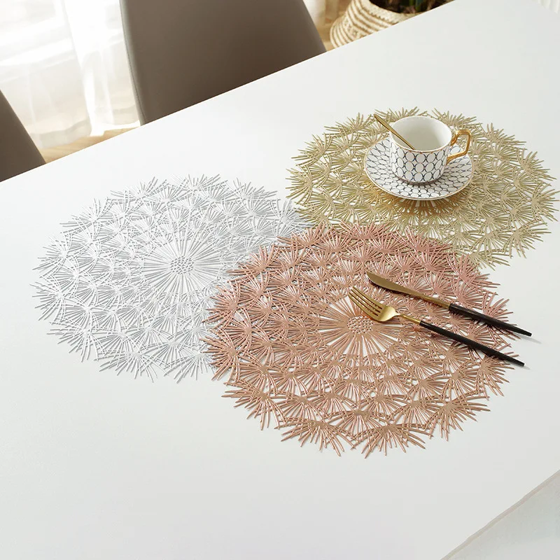 

Креативная подставка для столовых приборов из ПВХ в европейском стиле, изоляционная подставка для столовых приборов для отеля, дома, свежая водонепроницаемая маслостойкая противоскользящая декорация