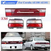 Kamshing A Set Tail Light Lamp Rear Number Light Frame License Plate For Toyota Corolla AE100 AE101 1991-2002 Rear License Panel