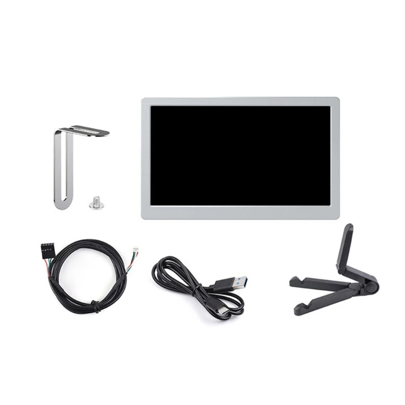 7Inch Small USB Screen 1024x600 IPS Display Screen for Computer and Temperature Display Monitors