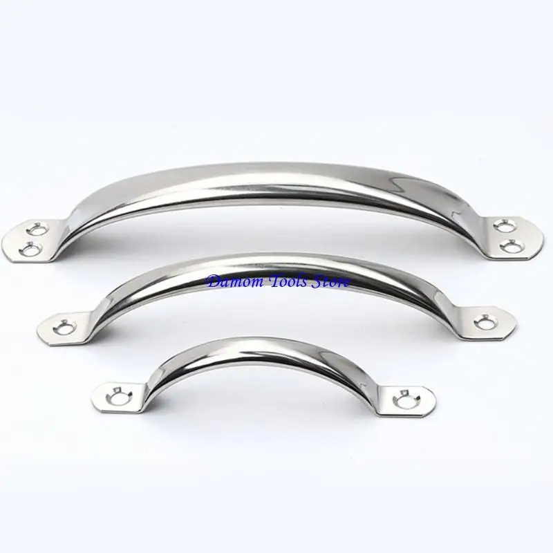 57BE Round Tube Stainless Steel Handle For Drawer Cabinets Door Cutting Board Rustproof Home Improvement Hardware