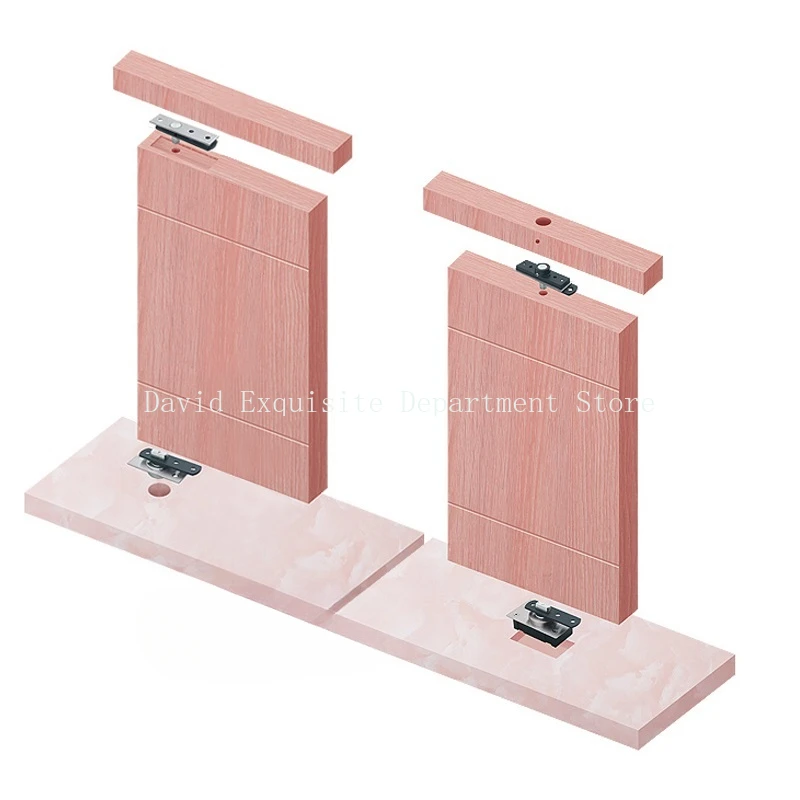 Heavy Springless 360 Degrees Pivot Revolving Door Hinge Top Floor Mount