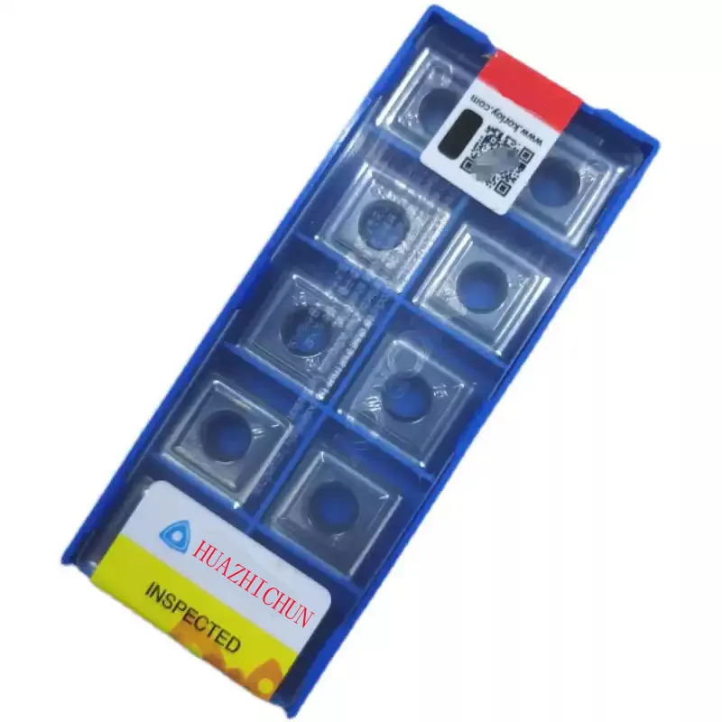 

HUAZHICHUN 10 шт. твердосплавные вставки SPET 15 M 510 - ND H01 K - Сверло для U-образных отверстий из алюминия