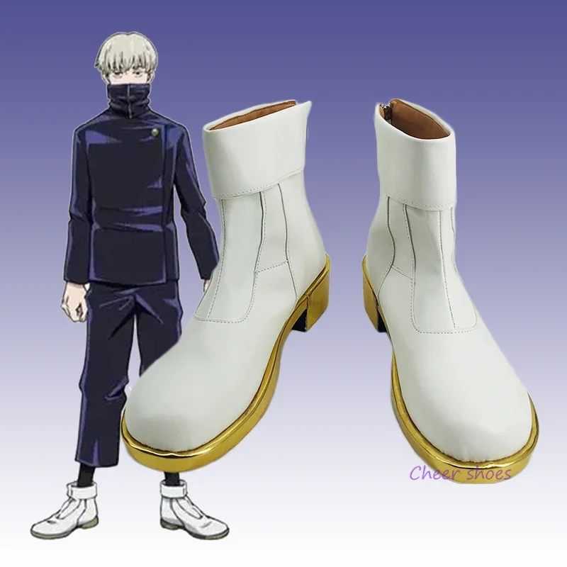 Anime Jujutsu Kaisen Inumaki Toge Cosplay Shoes Comic Halloween Carnival Cosplay Costume Prop Cosplay Men Boots Cos