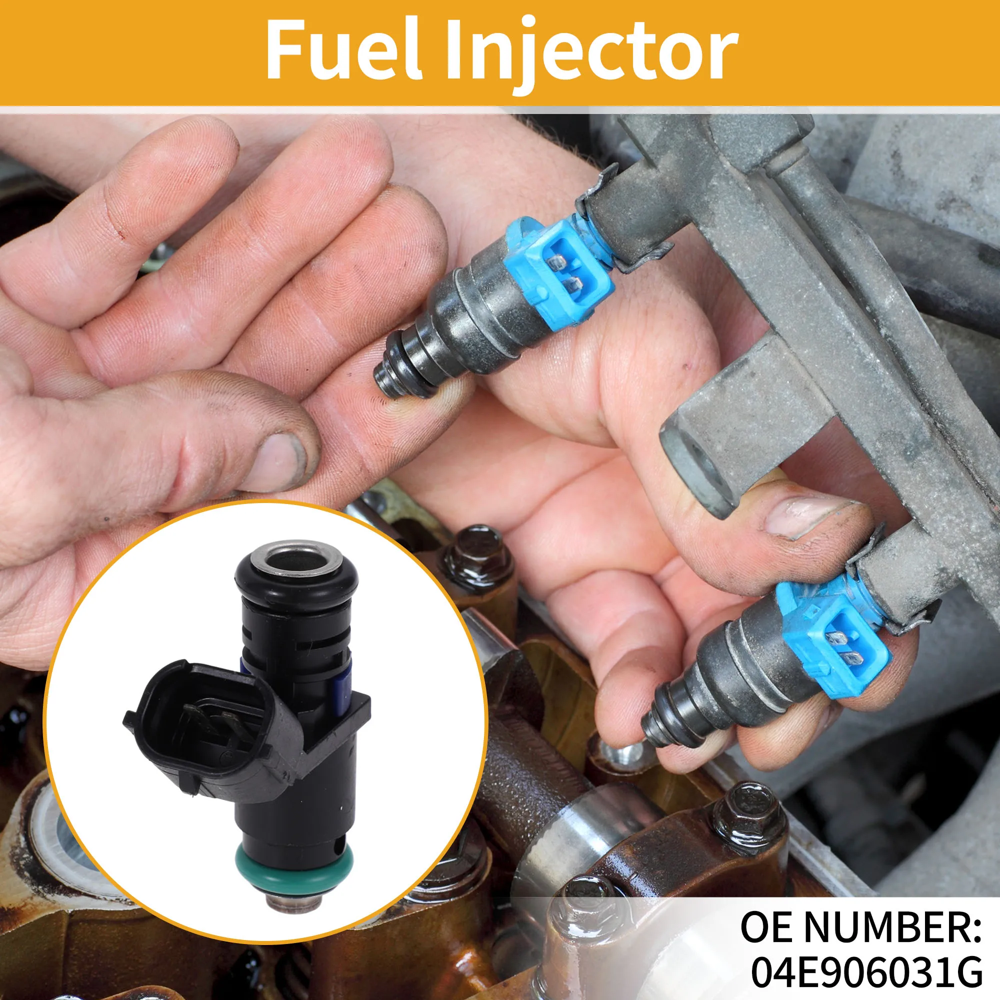 

UXCELL 1 шт. No 04E906031G Топливная форсунка для Skoda Spaceback 1.4 1.6 2013-2023