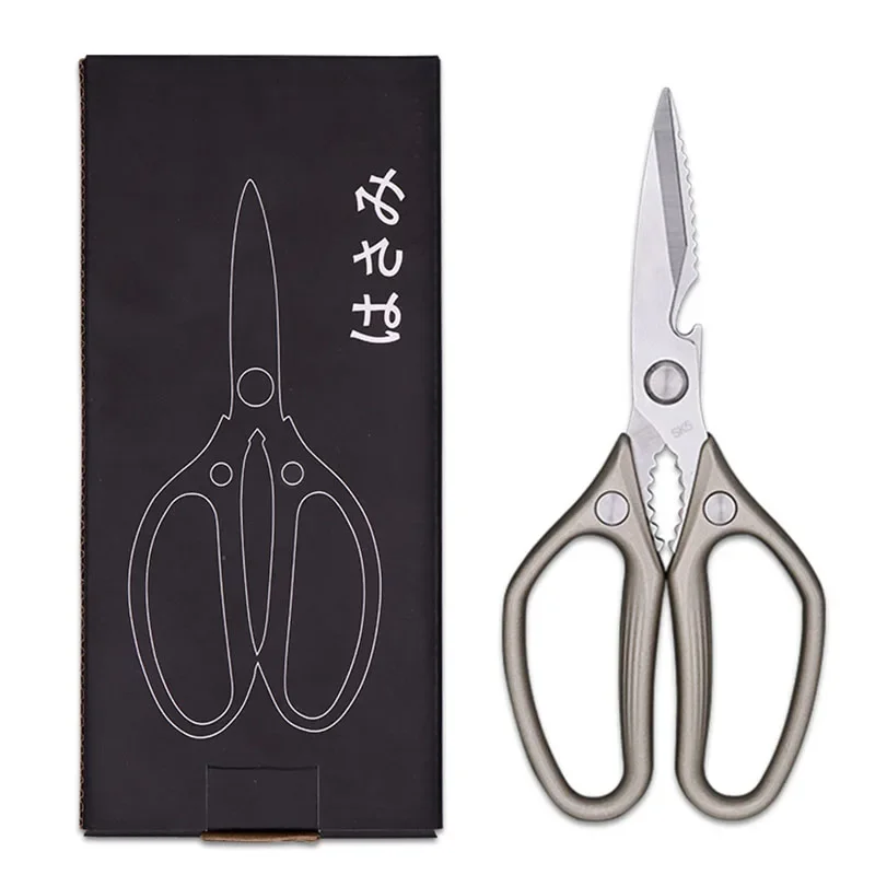 알루미늄 합금 손잡이 스테인리스 스틸 날카로운 칼날 야채 생선 닭 뼈 주방 가위, 가정용 수공구 액세서리