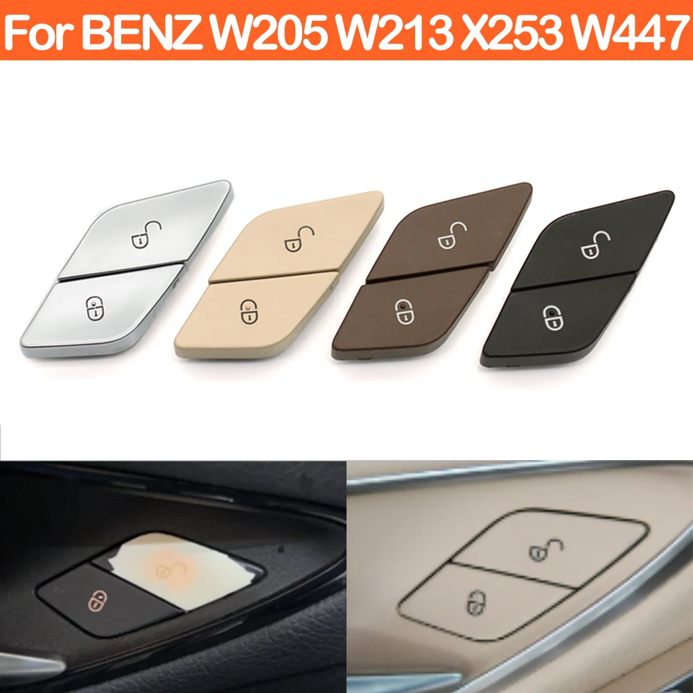 LHD RHD Interior Driver Door Lock Release Unlock Switch Button For Mercedes Benz C E V GLC Class W205 W213 X253 W447 EQC N293