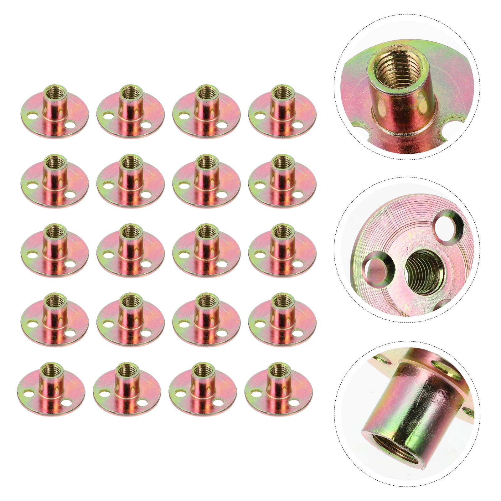 

Round Plate Nut M10 Screw Nut Iron Nut Blockade Nut Iron Flange Plate Nut