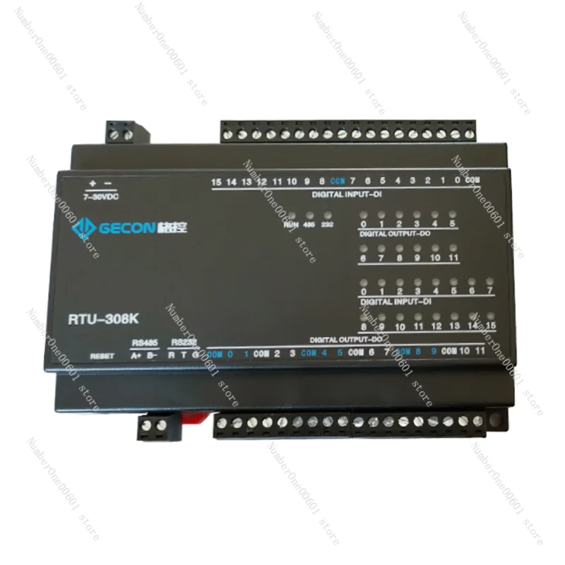 

RTU-308K 12DO 16DI acquisition controller Modbus RTU protocol RS485 232 switch input and output