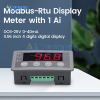 0.56 Inch 4-Digit LED Display With RS485 Modbus-RTU Master/Slave & Analog Input 0-10V/4-20mA for Industrial Data Acquisition