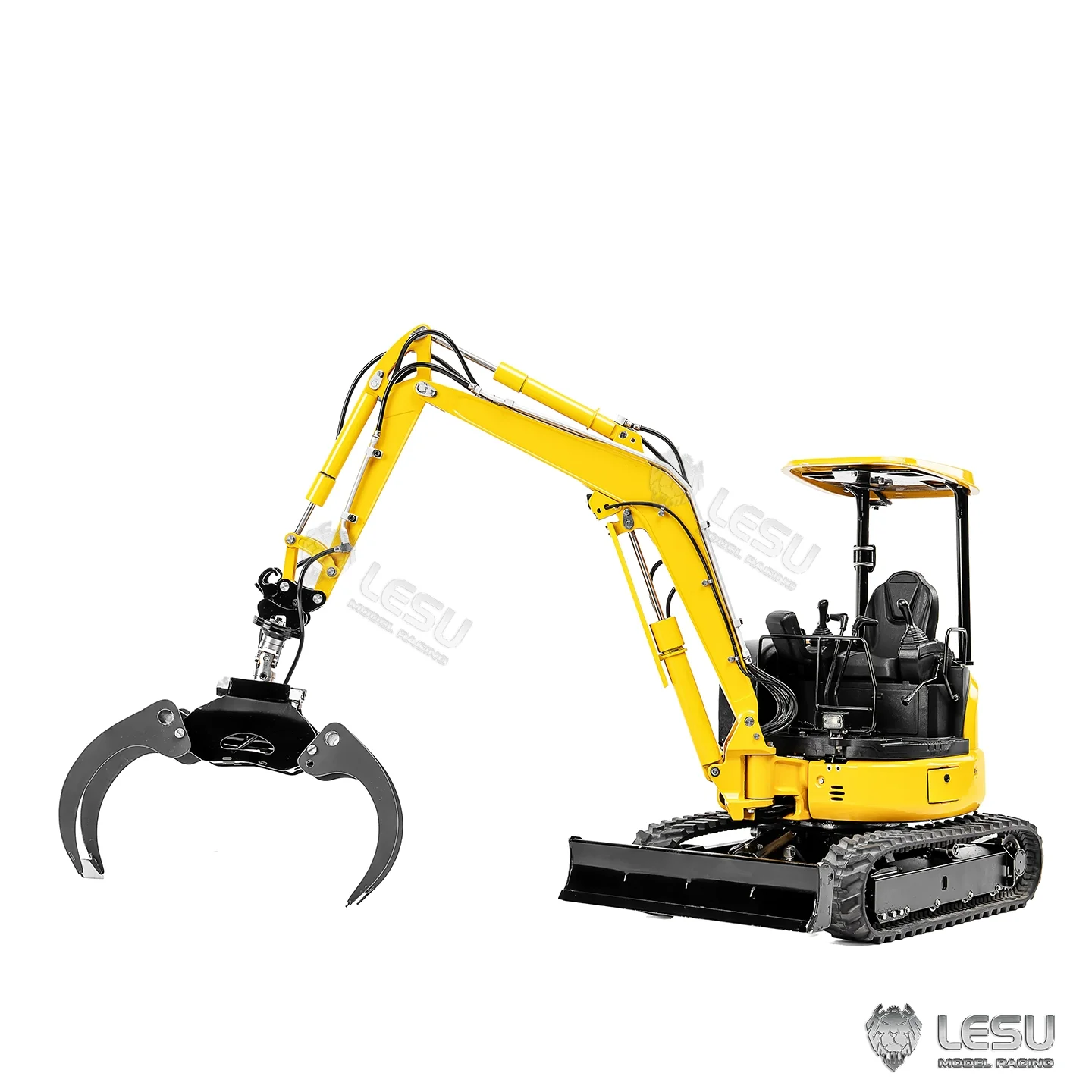 LESU Model 1/14 Desktop Mini PC30 Excavator Attachment Claw Wood Grab AT-C0082 Suitable For Specific Groups DIY