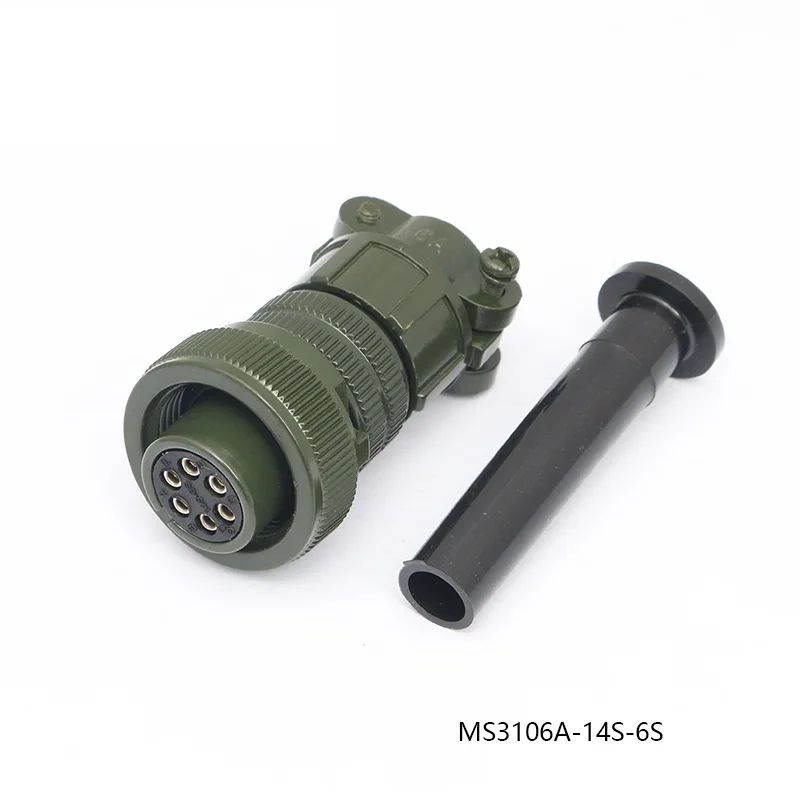14S-6S 14S-6P Aviation Plug Servo Motor Connector MS3108A MS3106A MS3102A MS5015 4 Pin Core MS3100A MS3101A 14-6S 14-6P 14-6