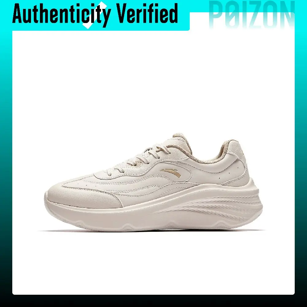 Anta Mambo Cushioning Abrasion Resistant Lightweight Low top Casual Shoes Women's Mud Gray/Earth Plain Gray 922548887-2
