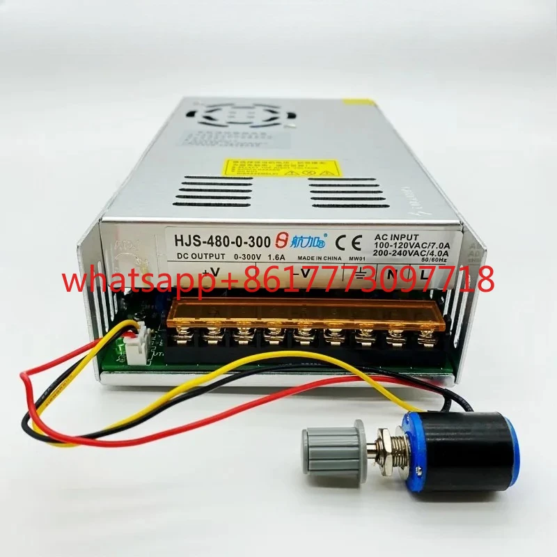 قابل للتعديل إمدادات الطاقة 0-300V1.6A 480W قابل للتعديل ينظم تيار مستمر تحويل التيار الكهربائي HJS-480-0-300 #2