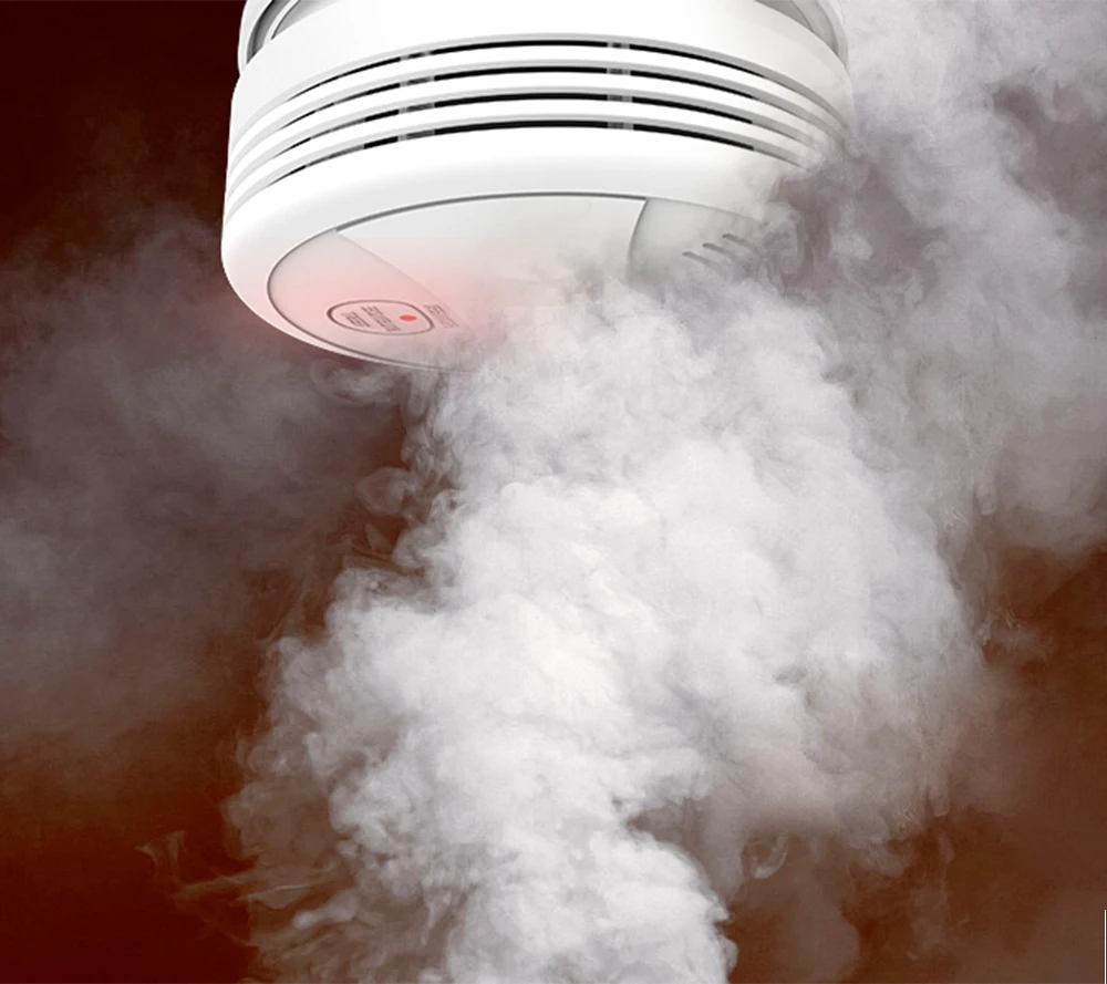 Independent Smoke Detector Sensor Fire Alarm Home Security System Firefighters Work With Tuya WiFi Smoke Alarm Fire Protection