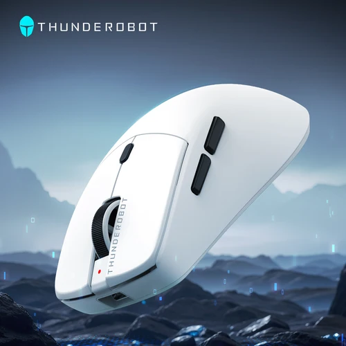 Ratón inalámbrico para juegos Thunderobot ML6Pro, triple modo, PAW3950PRO, ligero, 30000 DPI, retroiluminación RGB, ergonómico, adecuado para FPS