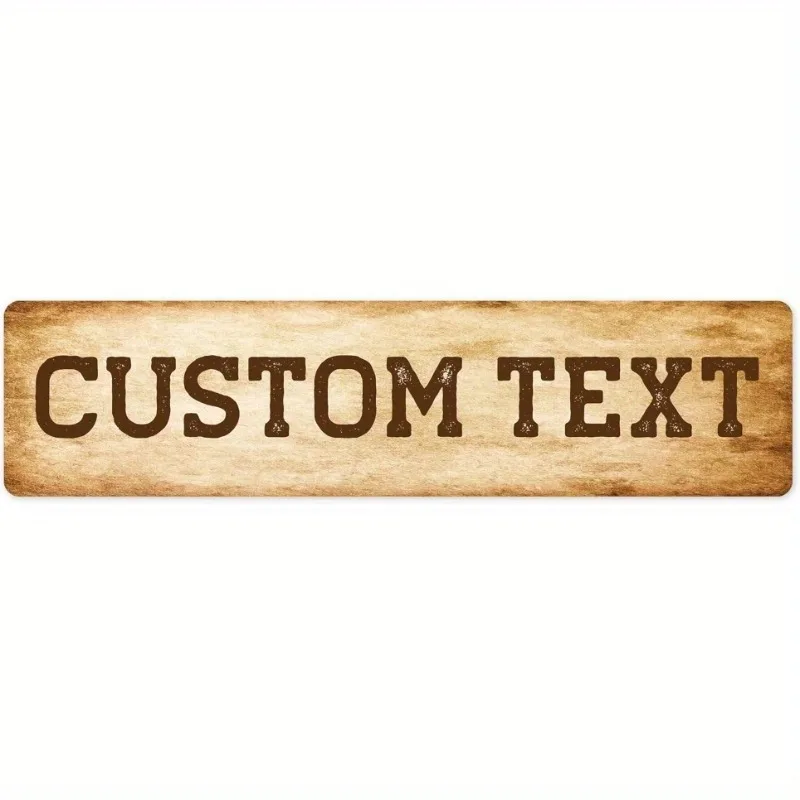 علامة شارع معدنية مخصصة | نص شخصي، هدية الهالوين وعيد الميلاد، ديكور منزلي داخلي/خارجي #3