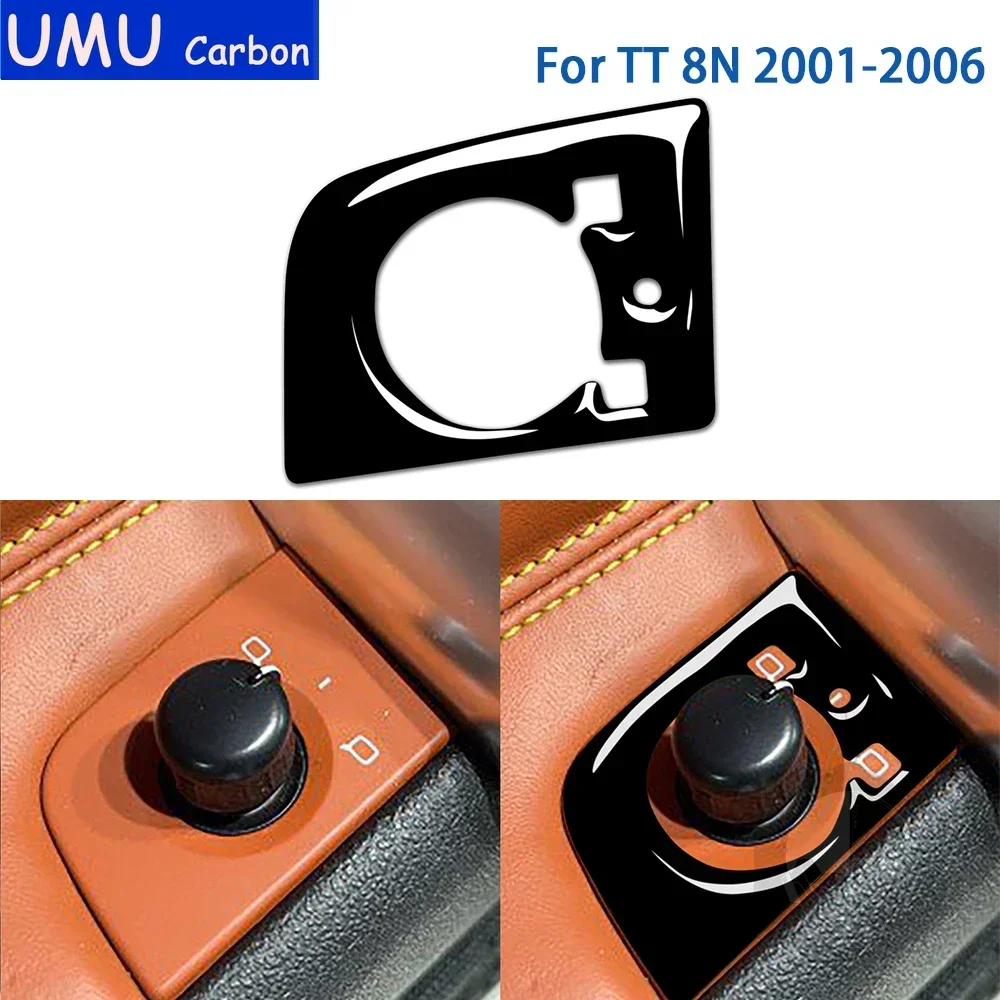 For Audi TT 8N 2001 2002 2003 2004 2005 2006 Car Accessories Plastic Interior Headlight Switch Panel Trim Sticker Modification