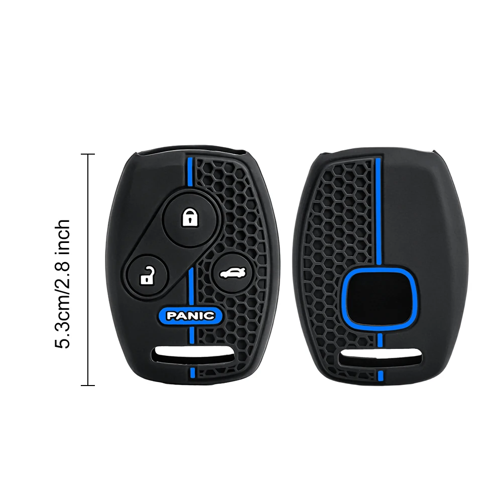 Remote Silicone Car Key Case Cover For Honda Civic 2006-2011 2017 Accord CRV 2003 2007 Jazz HRV view 6