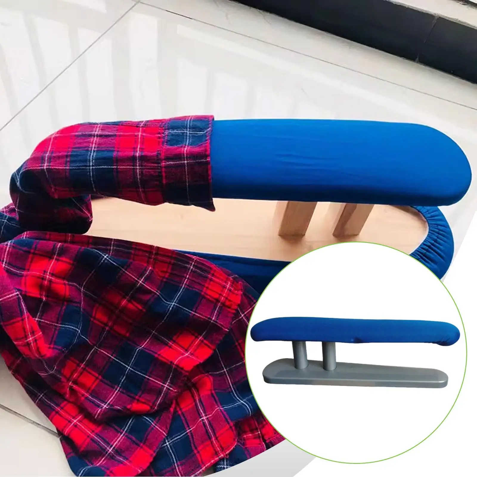 Mini Folding Ironing Board Non Slip Stable Surface Durable Plastic Portable Ironing Cushion for Clothing Dormitory Apartment