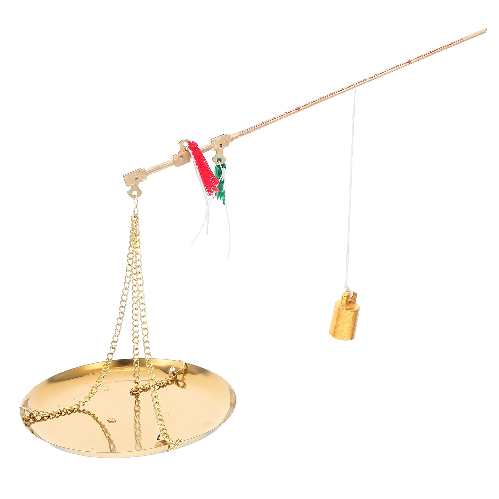 

Old Chinese Medicine Traditional Copper Portable Gram Scale for Herb Weighing Vintage Kitchen Scale Compact Travel Tool