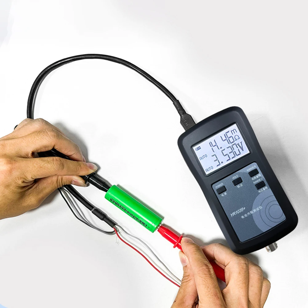 Yr1035 4-Draht digitales Innen widerstands prüfgerät 100V Batterie internes Ohm messgerät für ni-mh ni-cd Li-Ionen-Batterie