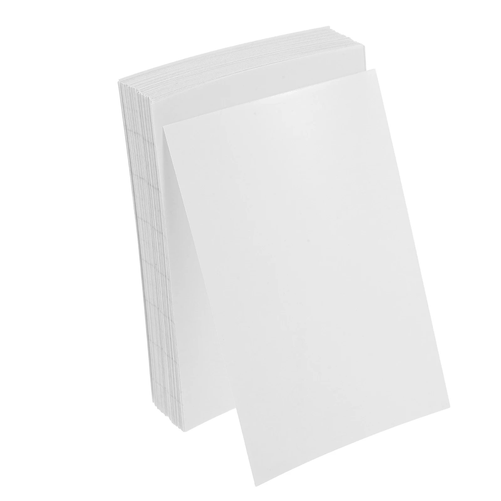 

100pcs Self-Adhesive Laminating Clear Pvc Protective Film For Photos Documents Office Supplies Diy Use Non-Reflective