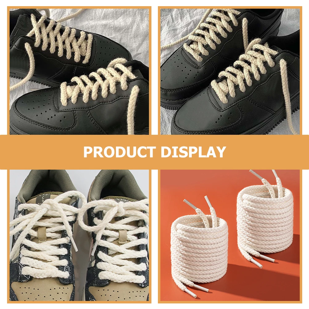 

2 шт. высококачественные плетеные шнурки из прочного полиэстера для спортивной обуви, роликовых коньков и декора для мужчин и женщин