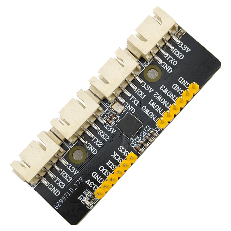 SPI to Four Serial TTL Module CH9434M Extended Full/Half Duplex MCU for Serial Communication MCU