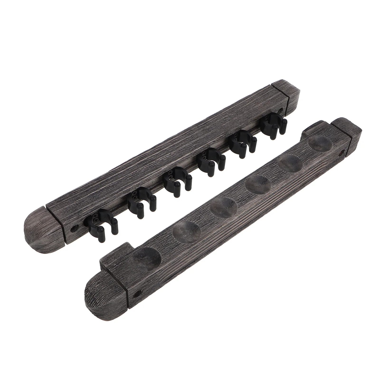 1 مجموعة خشب متين الحائط تجمع جديلة حامل أرفف البلياردو جديلة حامل لعبة غرفة بركة عصا حامل مُنظِم جدار جبل