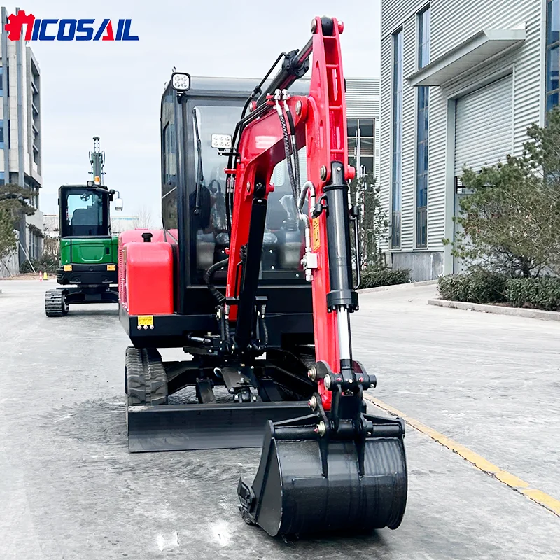 

Multifunctional 1Ton 2Ton 2.5Ton 3Ton Household Farm Garden Agricultural Crawler Compact Small Mini Digger Pelle Excavators