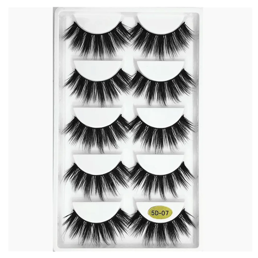 

Mink hair 3d eyelashes G800 thick section false eyelashes 5 pairs of eyelashes 5D07